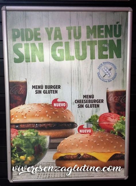 Burger King gluten-free in Spain - Vivere Senza Glutine