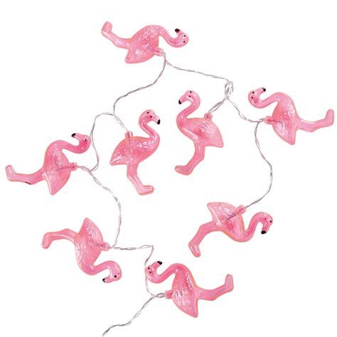 Flamingo Pink Flamingo Fairy Lights L 105 Cm Maisons Du Monde