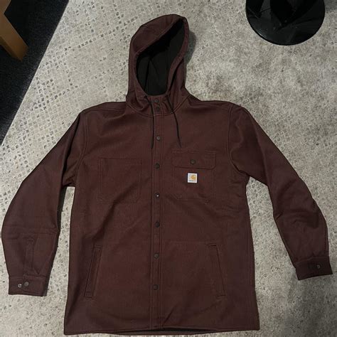 carhartt rain defender jacket size large depop