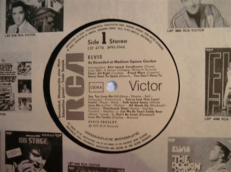 Elvis Presley Elvis As Recorded At Madison Square Garden 1972 Vinyl