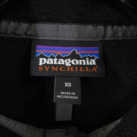 Patagonia パタゴニア シンチラスナップt 25580 フリース ブラック 黒 Xs 71004990 71004990クラシック