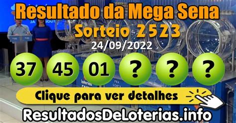 Resultado Da Mega Sena Concurso Caixa Loter As