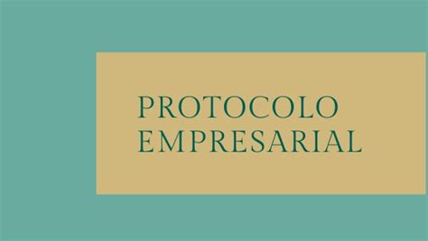 Protocolo Empresarial