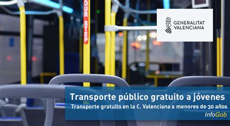 La Generalitat Valenciana anuncia transporte público gratis a menores