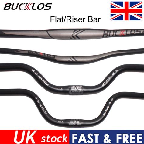 BUCKLOS 25 4mm Road Bike Handlebar Aluminum 20 40 60 100mm High Riser