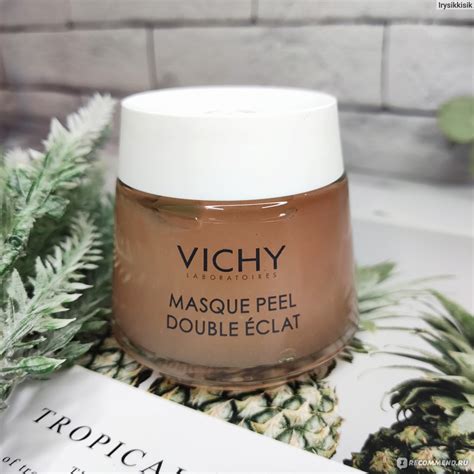 Маска для лица Vichy Masque peel double eclat - «🧡 • Маска-пилинг Vichy ...