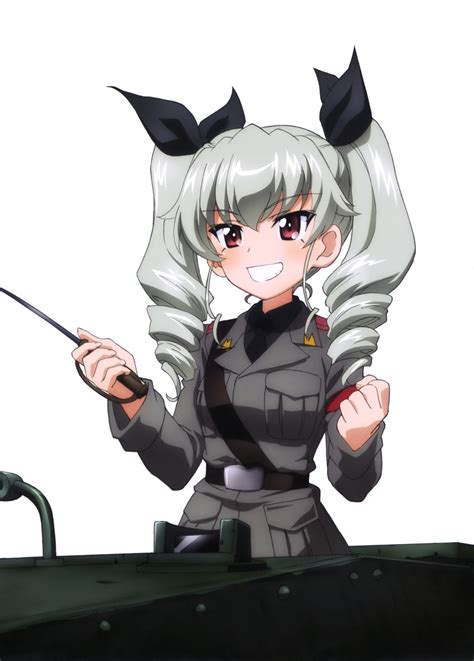 Safebooru 1girl Absurdres Anchovy Girls Und Panzer Grey Hair Ground