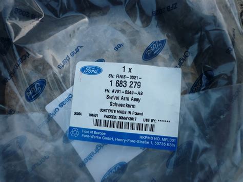 1683279 Уплотнитель пружины передней подвески-нижний / C-Max, Focus-III ...