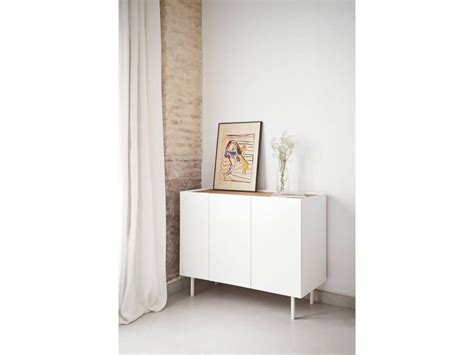 Bobochic Buffet Portes Cm Arista Plateau Ch Ne Naturel Vernis