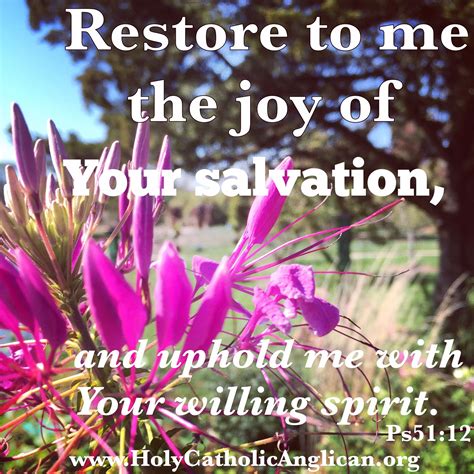 Restore the Joy of Your Salvation
