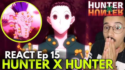 REACT O PARCEIRO DO HISOKA Ep 15 HUNTER X HUNTER ASSISTINDO PELA