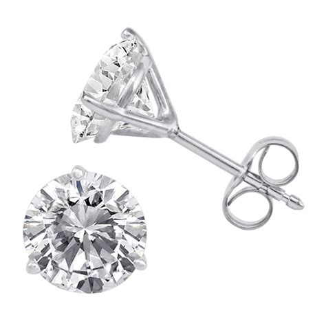 Martini Set Diamond Stud Earrings Joseph Blank Inc Diamond Earrings