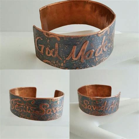 Etched Copper Cuffs At Lgbstyles Etsy Faith Inspired And Expressed