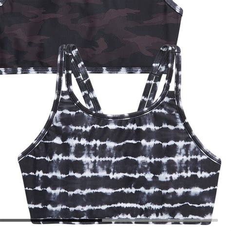 Athleta Swim Nwt Athleta Girl Reversible Camo Tie Dye Bikini Top