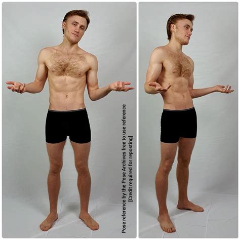 Male Standing Shrug Pose By Theposearchives On Deviantart