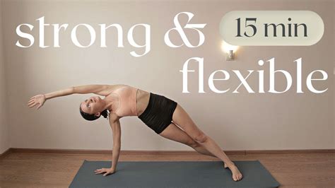 15 Min Power Yoga Flow For Strenght And Flexibility ~ Full Body Workout To Feel Energized Every