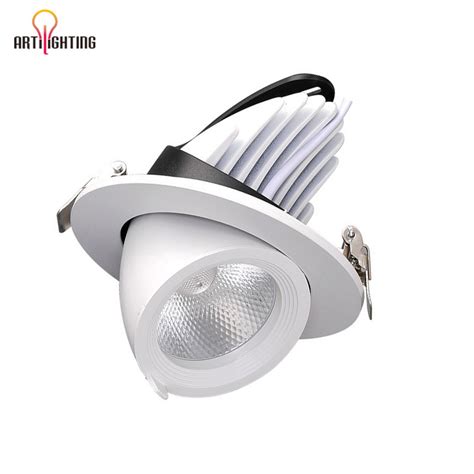 High Power Recessed Downlight Beam Angle 60 Degree Rotatable Light LED