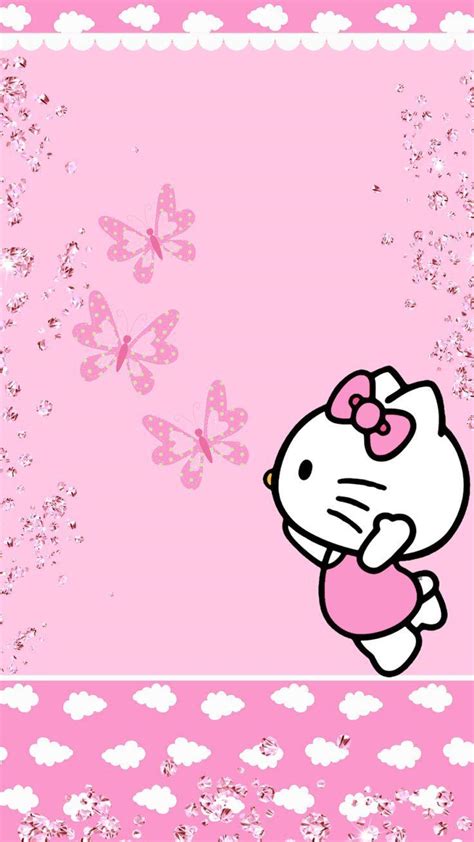 Backgrounds Pink Hello Kitty - Wallpaper Cave