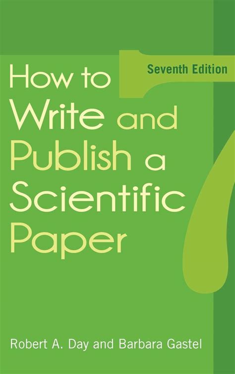 How To Write And Publish A Scientific Paper 9780313391958