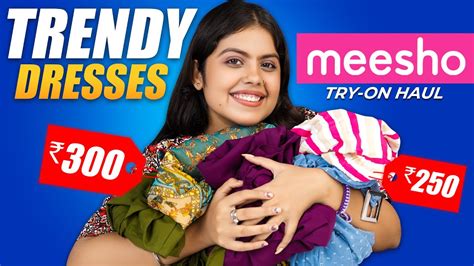 Trendy Meesho Dresses Haul Starting At Rs Try On Haul One