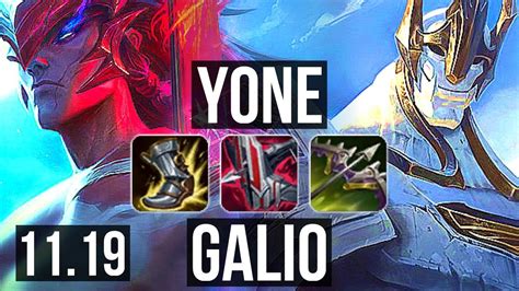 YONE Vs GALIO MID Rank 2 Yone 69 Winrate Rank 10 9 2 6