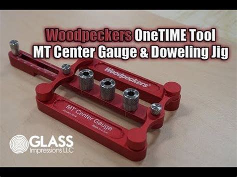 Woodpeckers OneTIME Tool | MT Center Gauge and Doweling Jig - YouTube ...
