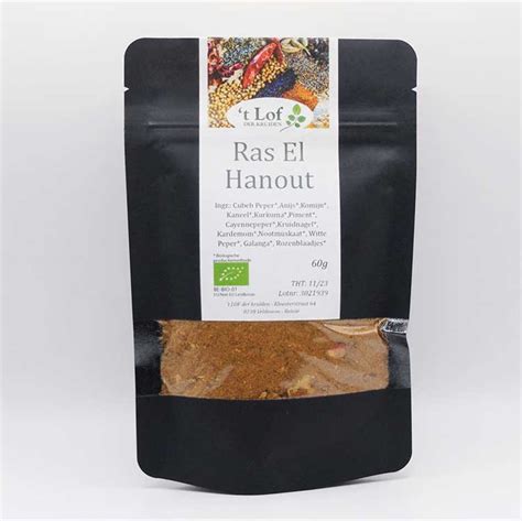 Ras El Hanout Bio Gr Kopen Lof Der Kruiden