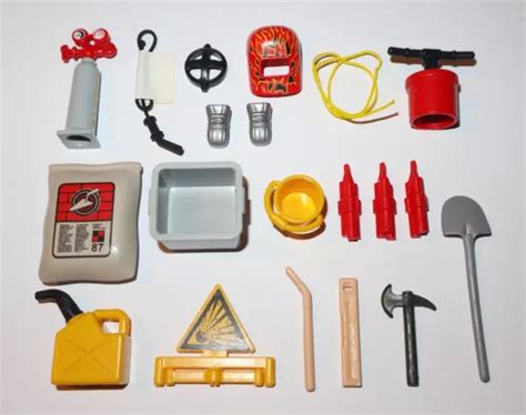 Playmobil Lot Accessoire Personnage Bricolage Outils Chantier