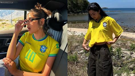 The Brazil Football Jersey Trend, As Seen on Gen Z Stars | Preview.ph