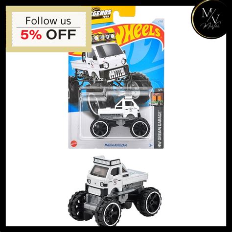 Hot Wheels Basic Cars Mazda Autozam Miniature Toy Car For Ages 3 HXP81 Explore A Variety