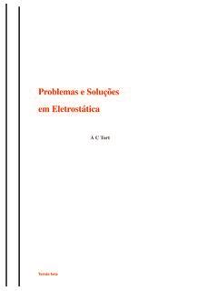 Problemas E Solucoes Em Eletrostatica Problemas E Soluc Oes Em