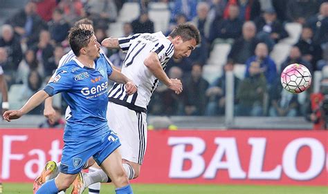 Juventus Empoli 1 0 Gol Di Mandzukic