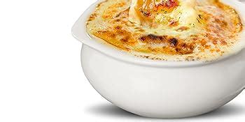 Amazon Stock Your Home White French Onion Soup Crocks Count