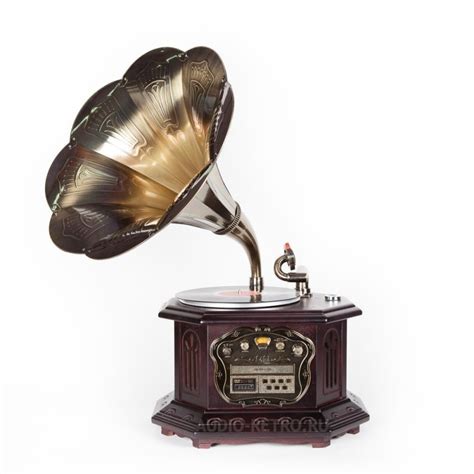 Качественный современный ретро граммофон GP-010 - Музыкальные центры ...