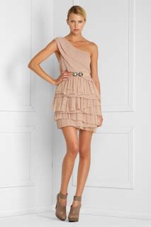 Wearable Trends Bcbgmaxazria One Shoulder Tiered Tulle Dress