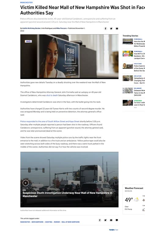 New Hampshire Manchester Police Log Confirms Domestic Violence Increase 5