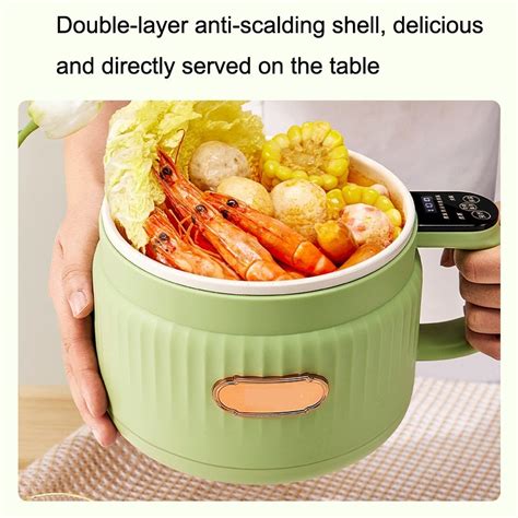 MC12B Small Multi Functional Home Dormitory Instant Noodles Cooking Pot Non Stick Electric Hot