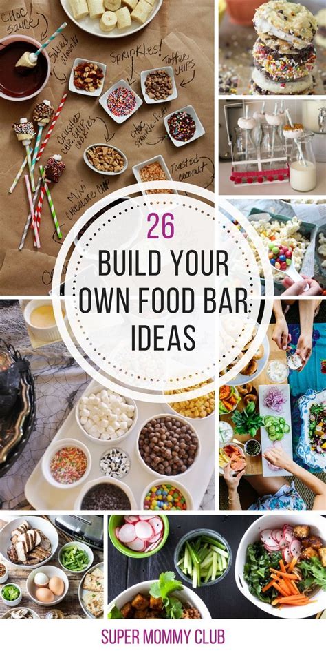 Build Your Own Food Station Ideas Taco Bar Own Build Food Station