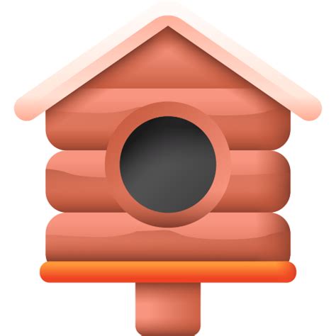 Bird Nest 3d Color Icon