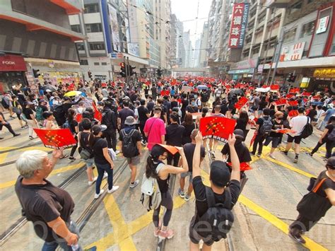 組圖：929全球反極權 香港銅鑼灣大遊行 929反極權 反送中 大紀元