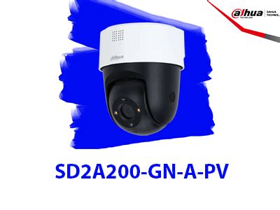 Camara IP PT De 2 MP Full Color Dahua SD2A200 GN A PV