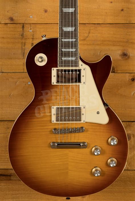 Epiphone Les Paul Standard S Iced Tea Peach Guitars