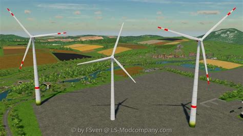 LS 22 Enercon EP5 Windturbines V1 4 Farming Simulator 2022 Mod LS