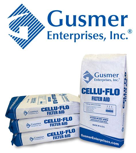 Cellulose Filter Aids Cellu Flo Gusmer Enterprises Inc