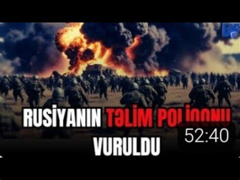 Rusiyanın təlim poliqonu VURULDU Türkiyədə güclü ZƏLZƏLƏ oldu 3 bina