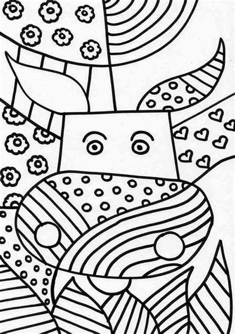 Romero Britto Para Colorir Colouring Pages Adult Coloring Pages