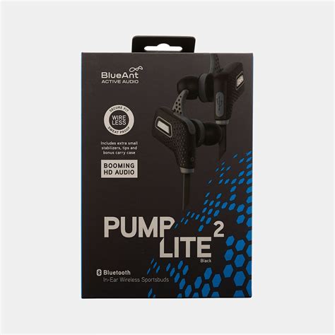 Blueant Pump Lite 2 In Ear Bluetooth Headphones Black Istore Perú Online