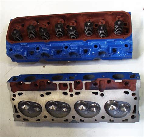 460 Ford 97cc Cylinder Heads Stock Pedestal Rocker Ebay