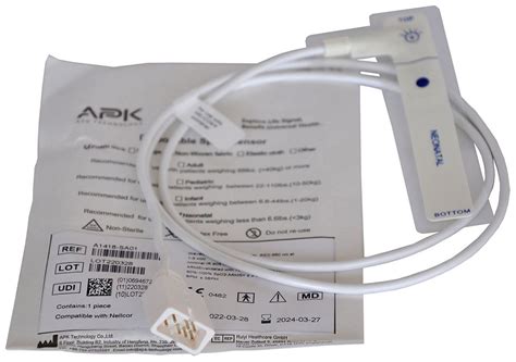 SENZOR SpO2 NEONATAL jemný - 7 pinů | Krásný - zdravotnická technika