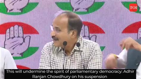 Opposition Voice Congress Leader Adhir Ranjan Chowdhury On His